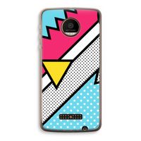Pop Art #3: Motorola Moto Z Force Transparant Hoesje