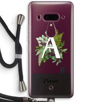 Green Brush: HTC U12+ Transparant Hoesje met koord