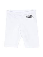 MM6 Maison Margiela Kids short de sport à logo imprimé - Blanc - thumbnail