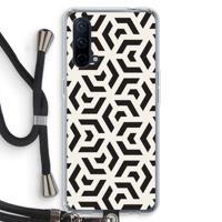 Crazy pattern: OnePlus Nord CE 5G Transparant Hoesje met koord - thumbnail