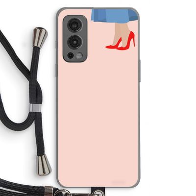 High heels: OnePlus Nord 2 5G Transparant Hoesje met koord
