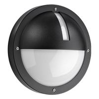 SG Uno LED wandarmatuur 12W 3000K IP65 IK10 zwart Twilight 644644