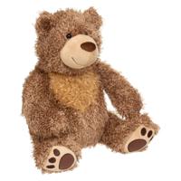 Knuffeldier Beer Yogi - zachte pluche stof - wilde dieren knuffels - bruin - 45 cm