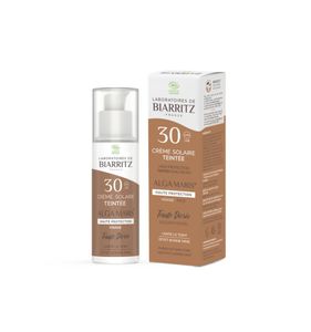 Suncare golden tinted face sunscreen SPF30