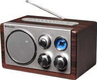 Roadstar HRA-1345N Keukenradio VHF (FM), Middengolf SD, AUX, USB Hout, Zilver