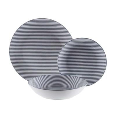 Serviesset Versa Blauw Porselein 18 Onderdelen