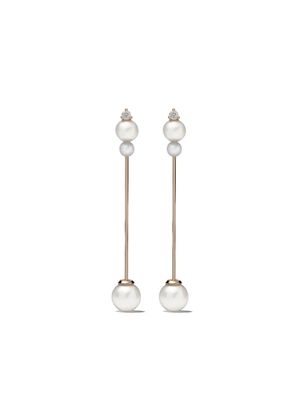 Mizuki boucles d'oreilles Sea of Beauty Kanzashi en or 14ct