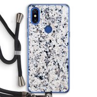 Gespikkelde marmer: Xiaomi Mi Mix 3 Transparant Hoesje met koord Gespikkelde marmer: Xiaomi Mi Mix 3 Transparant Hoesje met koord