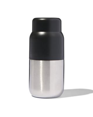 051 Isoleerfles 250ml Rvs Zwart (zwart)