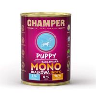 CHAMPER Puppy Monoprotein Turkey - natvoer voor honden - 400g