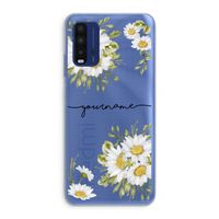 Daisies: Xiaomi Redmi 9T Transparant Hoesje Daisies: Xiaomi Redmi 9T Transparant Hoesje