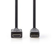 Nedis High Speed ??HDMI-Kabel met Ethernet | 3 m | 1 stuks - CVGP34500BK30 CVGP34500BK30 - thumbnail