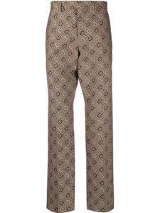 Gucci pantalon de tailleur à motif Maxi Horsebit - Tons neutres