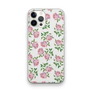Kleine roosjes: iPhone 12 Pro Max Transparant Hoesje