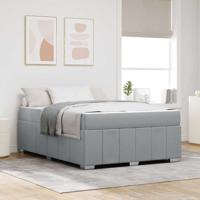 Bedframe Lichtgrijs 160 x 200 cm Stof