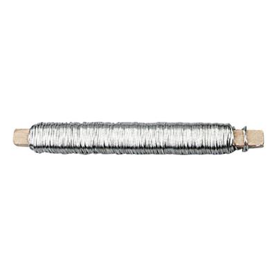 Creativ Company Bloemendraad zilver, rol 50 meter