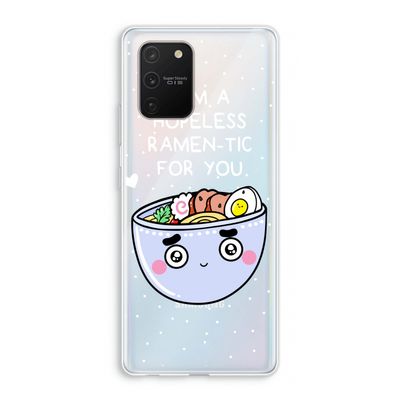 I'm A Hopeless Ramen-Tic For You: Samsung Galaxy S10 Lite Transparant Hoesje