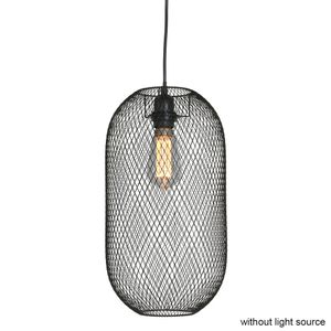 Mexlite Hanglamp mexlite bodine 2706zw zwart