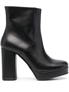 P.A.R.O.S.H. bottines en cuir à plateforme - Noir