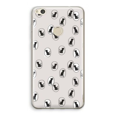 Miauw: Huawei Ascend P8 Lite (2017) Transparant Hoesje