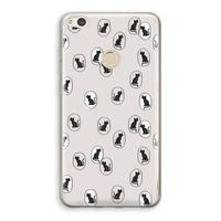 Miauw: Huawei Ascend P8 Lite (2017) Transparant Hoesje