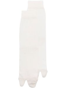 Maison Margiela chaussettes bottes Tabi - Blanc