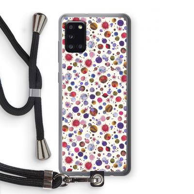 Planets Space: Samsung Galaxy A31 Transparant Hoesje met koord