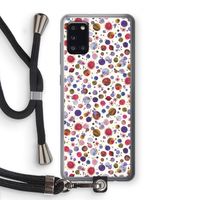 Planets Space: Samsung Galaxy A31 Transparant Hoesje met koord