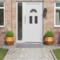 Plantenbak 2 pcs Roestig 50 x 50 x 40 cm Cortenstaal