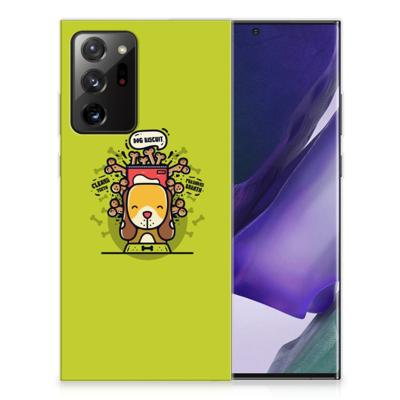 Samsung Galaxy Note20 Ultra Telefoonhoesje met Naam Doggy Biscuit Samsung Galaxy Note20 Ultra Telefoonhoesje met Naam Doggy Biscuit