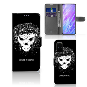 Telefoonhoesje met Naam Samsung Galaxy S20 Plus Skull Hair