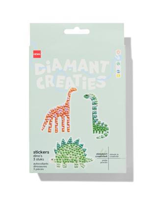 HEMA Diamantcreaties Stickers Dino&apos;s - 3 Stuks
