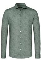 Desoto Luxury Line Slim Fit Jersey shirt groen, Effen
