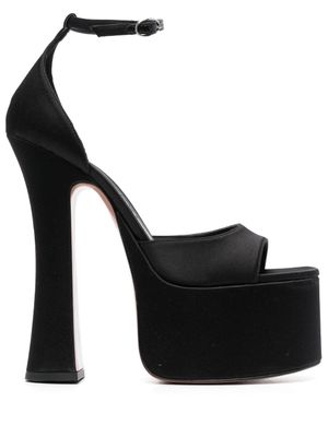 Pīferi sandales Rosalia 165 mm à plateforme - Noir
