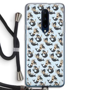 Zeemeermin: OnePlus 7 Pro Transparant Hoesje met koord