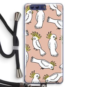 Papegaai: Honor 9 Transparant Hoesje met koord