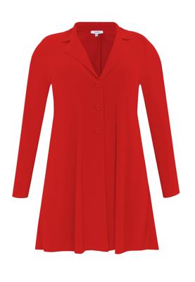 Yoek Blazer A-lijn | Rood | Maat 42/44