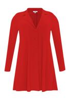 Yoek Blazer A-lijn | Rood | Maat 54/56