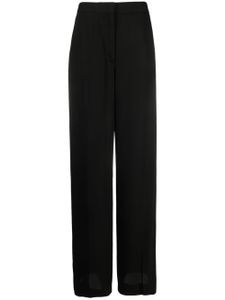 Fabiana Filippi pantalon palazzo à taille haute - Noir