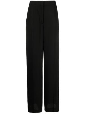 Fabiana Filippi pantalon palazzo à taille haute - Noir