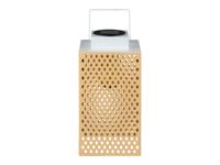 LIVARNO home Solar LED-lantaarn (Bruin/beige)