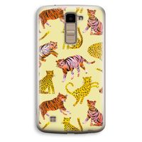 Cute Tigers and Leopards: LG K10 (2016) Transparant Hoesje