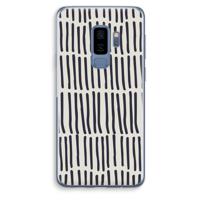Moroccan stripes: Samsung Galaxy S9 Plus Transparant Hoesje