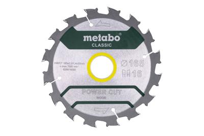 Metabo Accessoires Cirkelzaagblad PowerCutClassic Ø 165x30 16WZ 5° - 628416000