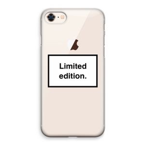 Limited edition: iPhone 8 Transparant Hoesje