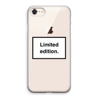Limited edition: iPhone 8 Transparant Hoesje