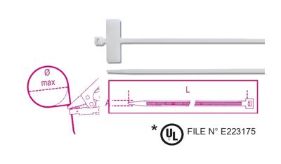 Beta Bmbt22025-Nylon Bindstrips Horizon.Label - BMBT22025