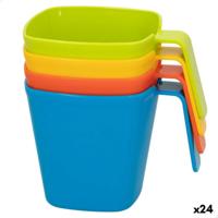Glazenset Aktive Multicolour 390 ml Picknick 24 Stuks 4 Onderdelen