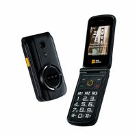 AGM Mobile M8 Flip Clamshell telefoon Zwart - thumbnail