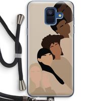 Sweet creatures: Samsung Galaxy A6 (2018) Transparant Hoesje met koord